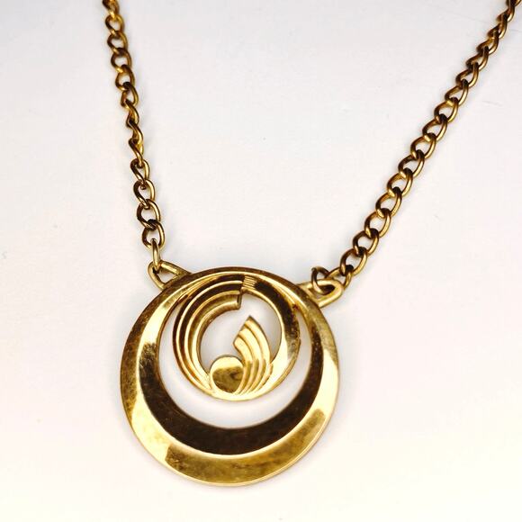 VTG Signed Hadley Tie Bar Chain Mid Century 1950s Men’s Jewelry Gold Tone - Picture 4 of 9